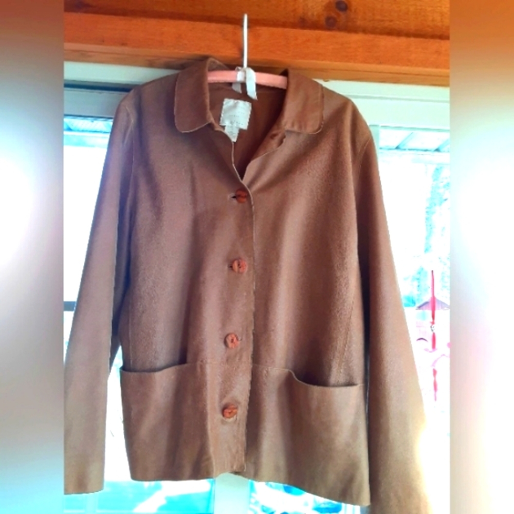 Vintage J.Jill suede/leather jacket